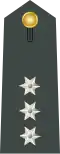 Current rank insignia of a Lochagos, since 1970