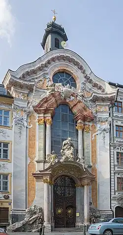 Rococo&nbsp;– St. Johann Nepomuk, Munich, Germany, by Egid Quirin Asam and Cosmas Damian Asam, 1733–1746[38]