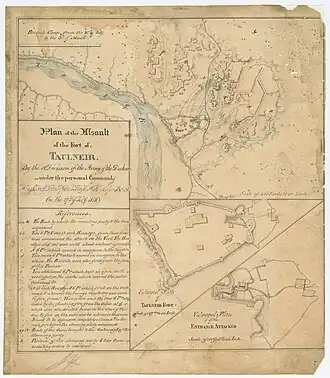 Plan of the assault of the fort of Thalner, 27 February 1818 Kalakriti Archives