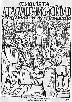 Image 24Francisco Pizarro meets with the Inca emperor Atahualpa, 1532 (from Monarch)