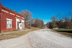 Looking north on the corner of Main Street
