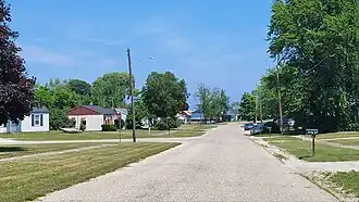 Looking northeast along State Street
