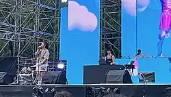 Audrey Nuna performing at Rapbeat Festival 2022