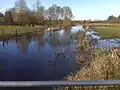 View in Autumn after heavy rain