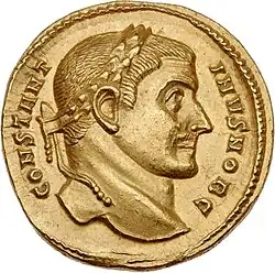 Solidus of Constantine I, 307