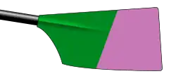 Image showing the rowing club's blade colours
