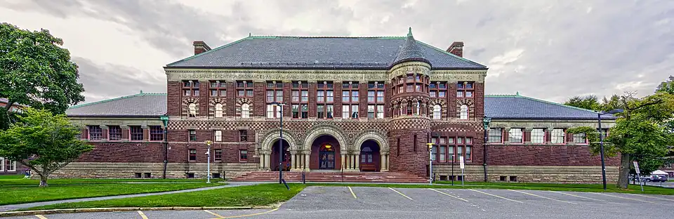 wide image of Austin Hall
