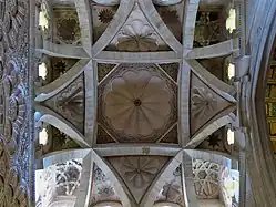 The ribbed dome at the beginning of al-Hakam II's extension of the Great Mosque of Cordoba (circa 965)