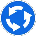 4.3 Direction of roundabout traffic