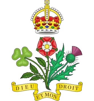 Tudor rose on the badge of the Yeomen of the Guard