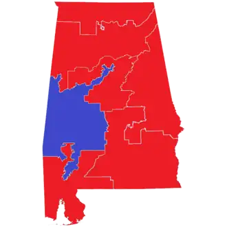 2010 Alabama United States House of Representatives election by Congressional District