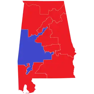 2012/14/16/18/20 Alabama United States House of Representatives election by Congressional District
