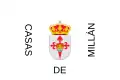 Flag of Casas de Millán, Spain