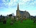 Bangor Abbey and graveyard