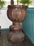 Eckerö Church baptismal font.