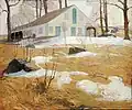 Barn in Winter by N.C. Wyeth, c. 1907