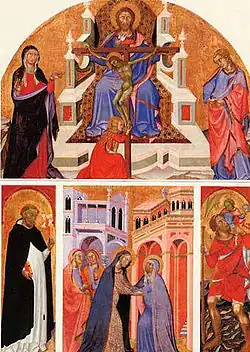 Altarpiece of the Trinity by Bartolo di Fredi