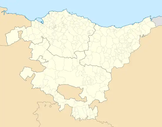 Azpeitia is located in the Basque Country