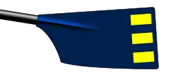 Image showing the rowing club's blade colours