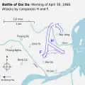 Morning of April 30. Attacks by companies H and F.