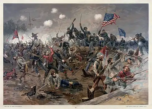Battle of Spotsylvania Court House, depicting the Battle of Spotsylvania Court House