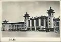 The facade of the newly built Beijing railway station in 1959