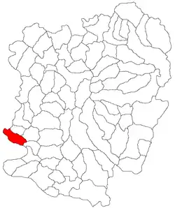 Location in Caraș-Severin County