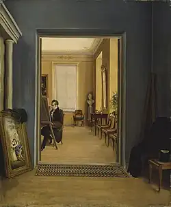 Self-Portrait in a St. Petersburg atelier, 1830–49