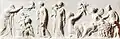 Marble frieze by Bertel Thorvaldsen (1824)