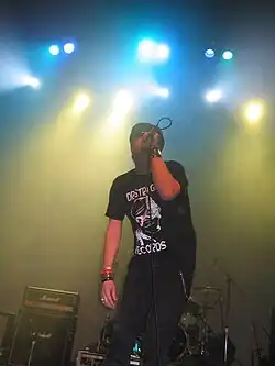 Billy Bones performing at the Henry Fonda Theater, Los Angeles, 2007.