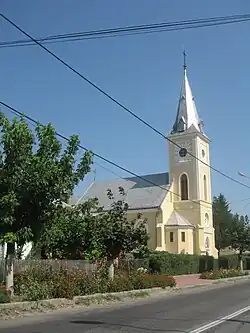 Former St. Apostles Church of the local Bukovina German community