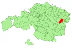 Location of Ziortza-Bolibar in Spain and Biscay