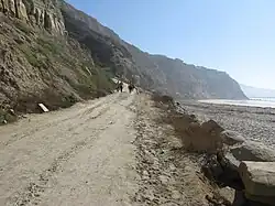 Black's Beach access from Salk Canyon Road, UCSD