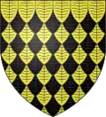 Plumeté or and sable