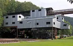 Coal tipple in Blue Heron, Kentucky