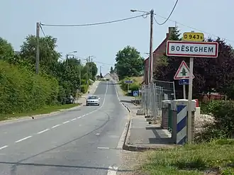 The road into Boëseghem