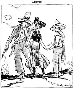 B&W cartoon
