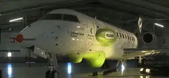 EA-37B Compass Call aircraft parked