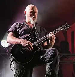 Brun performing in 2023