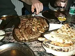 Bosnian meat platters