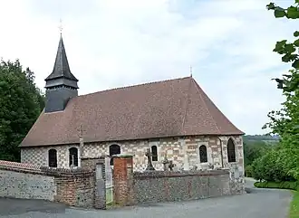 The church in Bouchevilliers