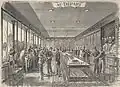 Interior of Au Départ store, 7 boulevard Denain, Paris, 1890s