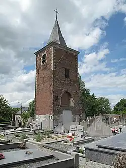 Braives, churchtower: l'église Notre Dame