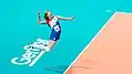 Brankica Mihajlović at jump serve
