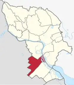 Area of Jarovce in Bratislava