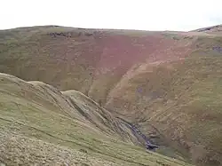Footbridge viewed from above Spit Hopes