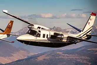 It gained two 575&nbsp;hp (429&nbsp;kW) AiResearch TPE-331 turboprops from the 680-T in 1965.