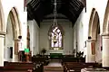 Inside St. Agatha's parish church