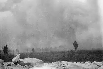 Territorials attacking at the Battle of Loos