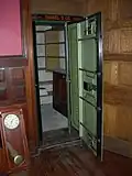 Walk-in safe, Billiard room